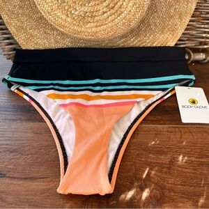 Body glove Marlee coral reef bikini swim bottom. NWT